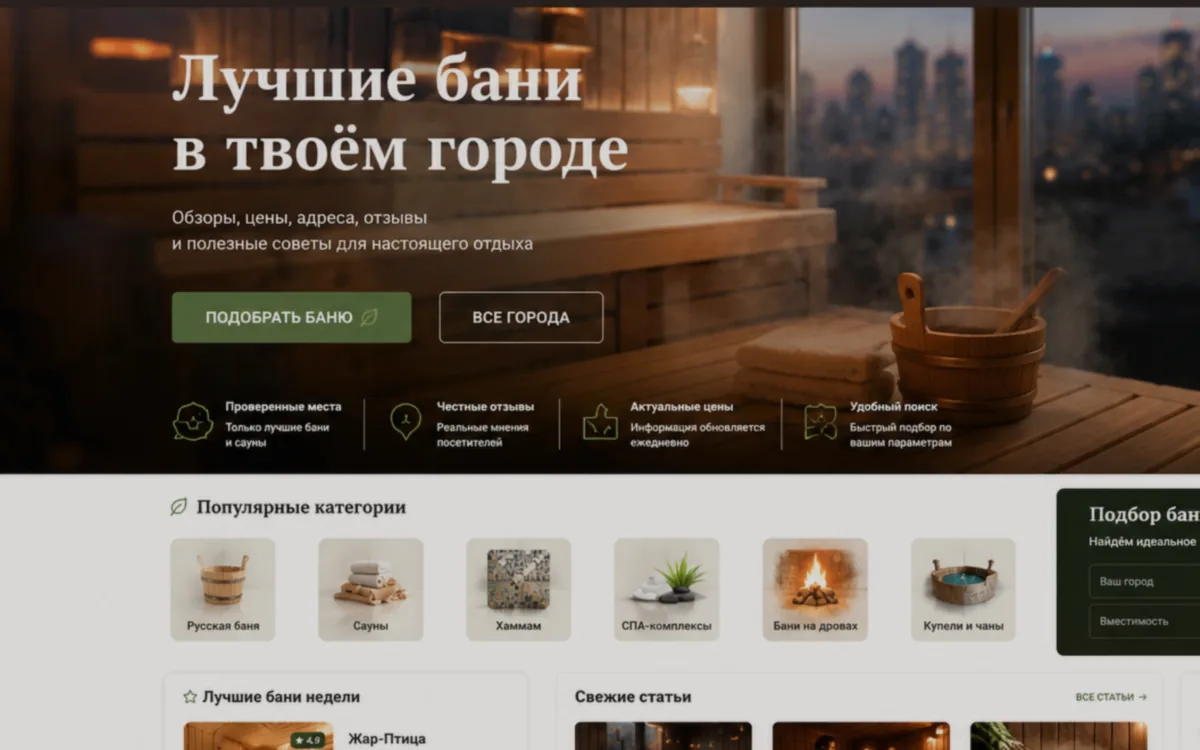 Как арендовать баню для компании и ничего не забыть